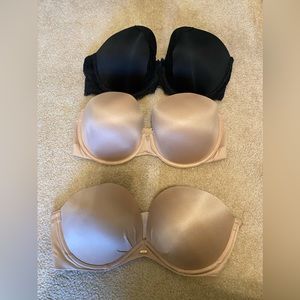 Victoria’s Secret strapless bras